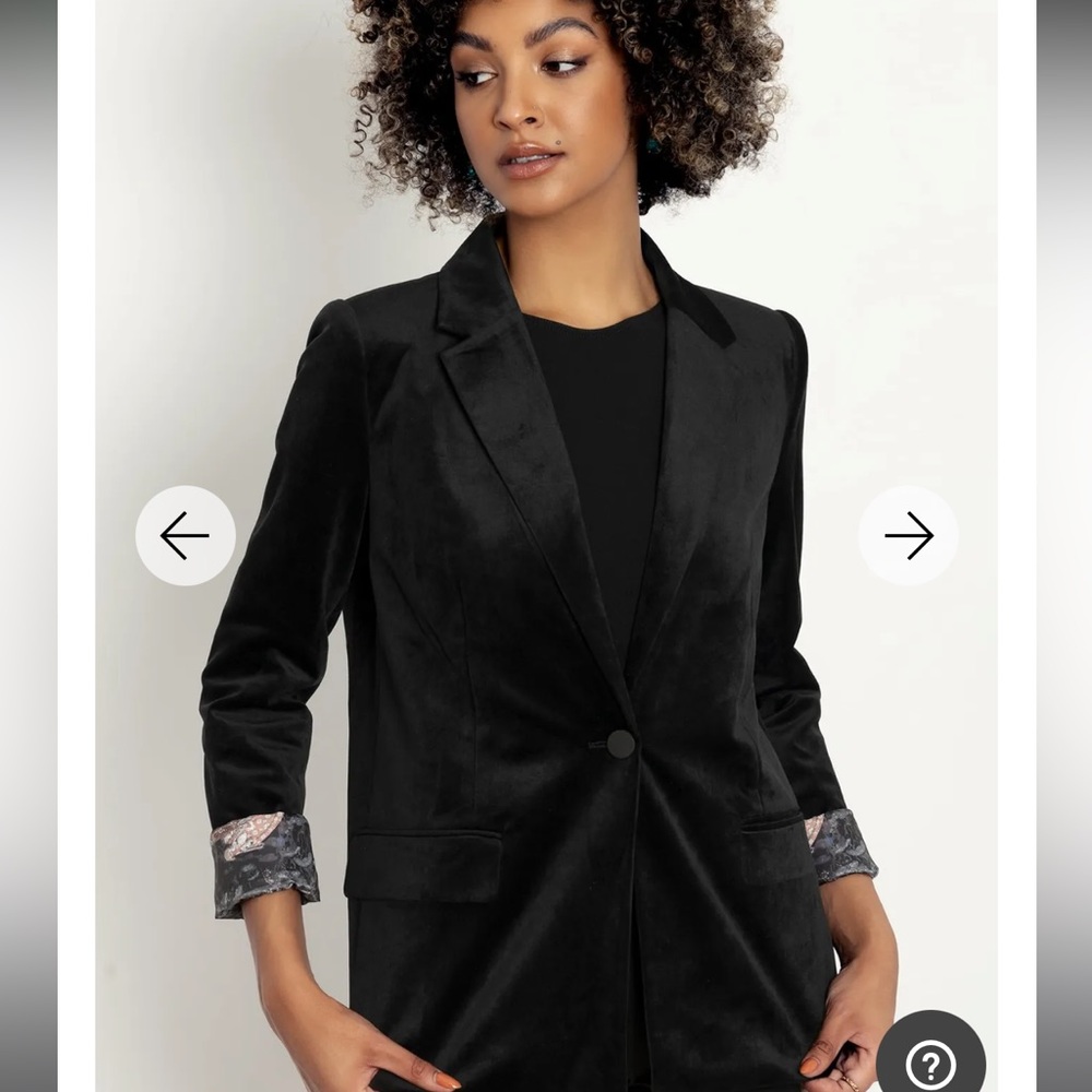 Blackmilk velvet blazer